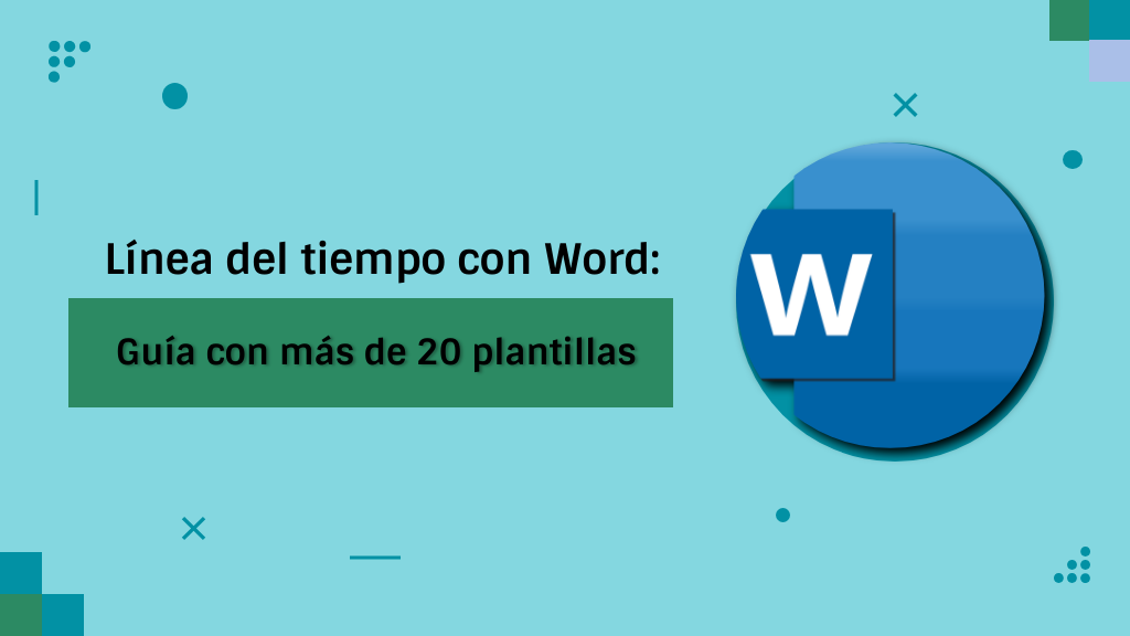 Header sobre línea del tiempo en Word
