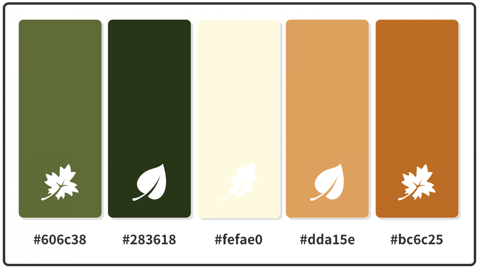 Las 20 mejores paletas de colores de otoño para 2023 - Venngage Blog
