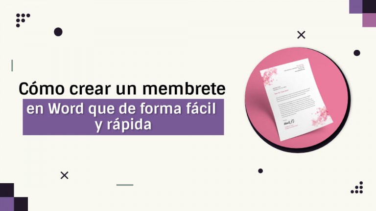 Cómo crear un membrete en Word que de forma fácil y rápida - Venngage